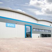 The new Evri (Hermes) building at Suffolk Park, off the A14 at Bury St Edmunds