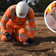 Objects dating back to the Mesolithic period and Anglo-Saxon era have been found at Hopkins Homes' Abbots Vale development in Bury St Edmunds 