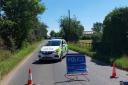 Heringswell Road near Kennett has been closed by police