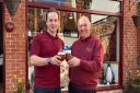 René van den Oort (right) with his son Max, of the family-business Beautiful Beers in Bury St Edmunds. Max will run the new Belgian-style beer bar