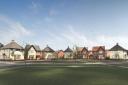 An indicative CGI image of what the Bloor Homes 210-home development in Beyton Road, Thurston, could look like. Picture: BLOOR HOMES