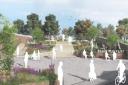 An artist’s impression of how the entrance to Belle Vue Park could look. Picture: Babergh District Council