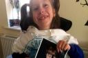 Teigan Bayliss was excited to recieve surprise gifts from Suffolk superstar Ed Sheeran Picture: TONY BAYLISS