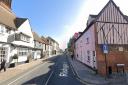 A man was arrested in Bury St Edmunds town centre