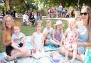 Families enjoy the Picnic in the Park at the Abbey Gardens in Bury St Edmunds