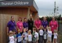 Thurston Childcare's Preschool received an outstanding Ofsted report.