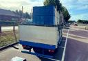 This lorry was stopped on the A14 at Newmarket