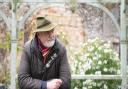 Martyn Taylor, chairman of The Bury Society in the sensory garden in Bury St Edmund's Abbey Gardens