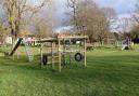 Beyton village green last month when the play area was taped off due to an insurance issue. The village now has the chance to own the land