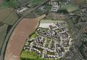 CGI of the plans for 300 homes in Woolpit