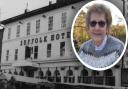 Beryl Sims has traced her family connections with the former Suffolk Hotel in Bury St Edmunds - which has planning permission to once again become a hotel