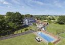 Hill Farm House could be yours for �1.8m it has a heated swimming pool, a yoga studio and five bedrooms Picture: BEDFORDS