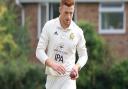 Dom Manthorpe in action. He's signed a summer contract with the MCC Young Cricketers. Picture: APRIL URQUHART