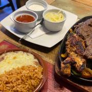 The dinga's fajita and sides at Amigos in Bury St Edmunds
