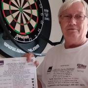 A minibus driver from Bury St Edmunds is planning to visit 30 pubs in just ten days to achieve a score of 1,000,001 in a mammoth darts tour of England.
