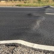 The A14 melted near Newmarket - but it's something we need to get used to.