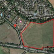 Land near Sand Hill in Boxford where plans for 64 homes have been in the pipeline