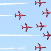 The iconic Red Arrows are expected to fly over Suffolk once again this summer