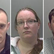 Azgan Goshi, Sarah-Louise Netherwood and Klisman Toci are among the criminals jailed in Suffolk