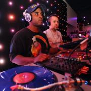 Nick Chapman (DJ Scooby)(right) and DJ Ray are pictured at Club Brazilia in Bury St Edmunds