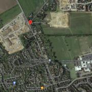 Land on Barton Road, Thurston, which is the site of the plans for eight new homes.