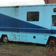 A man has been ordered to pay about £1,200 after abandoning a large horse box in Newmarket