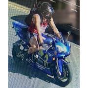 Police would like to speak with the rider of this motorbike