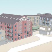 3D modelling by John Stebbing Architects of the proposed Burlingham Mill redevelopment in Bury St Edmunds