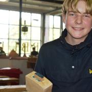 Talented carpentry student and musician Robert Beevers, from West Suffolk College