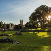 A  Pilgrimage Day has been announced for Bury St Edmunds. Pictured are the abbey gardens