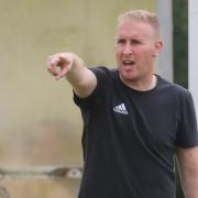 Stowmarket Town boss Paul Musgrove, gunning for promotion to Step 3 with his team.