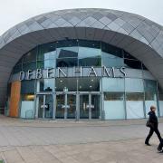 The former Debenhams store in the Arc in Bury St Edmunds remains empty.