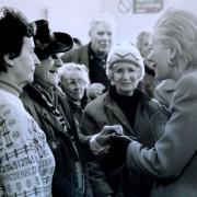 Katharine, the Duchess of Kent, arriving at West Suffolk Hospital in Bury St Edmunds in November 1992