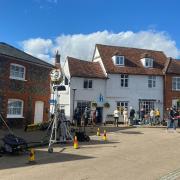 Netflix were spotted filming in Lavenham in 2021 - but do you remember what for?