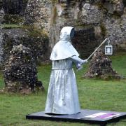 A Monk statue has been comissioned at Abbey gardens as part of the Bury 1000 celebration  PICTURE: CHARLOTTE BOND