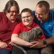 Steph and Paul Brooks have been fundraising to make their garden accessible for their son Jake, now 12, who suffers from mitochondrial disease, which is a debilitating condition
