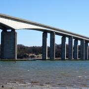 Wind speed measures were introduced on the Orwell Bridge in March