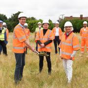Work on a new community car park at Woolpit Health Centre has begun