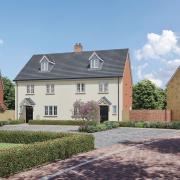 An artist's impression of how the homes could look in Cavendish View, Thurston