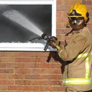 Suffolk firefighters attended the scene in North Drive, Hepworth. Stock photo