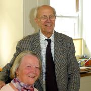 Lord and Lady Tebbit at their home in Bury St Edmunds shortly after moving to the town in 2009.