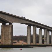Measures Highways England have put forward to help cease wind closures of the Orwell Bridge have come under fire for not being concrete enough. Picture: SARAH LUCY BROWN