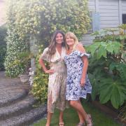 Melissa Chalmers and Jayne Stokes who have bubbled up and are behind the open gardens event Picture: SUBMITTED