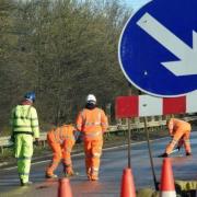 The A14 will be closed overnights near Newmarket for five months