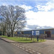 Two men were detained outside an industrial unit in Bury St Edmunds