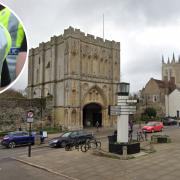 A man was arrested on Saturday morning in Bury St Edmunds town centre