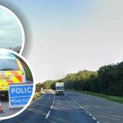 A man has been seriously injured after a crash on the A14 near Bury St Edmunds
