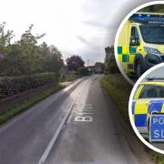 Emergency services are currently at the scene of a serious crash in Culford
