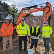 Work has started to transform a patchwork of brownfield sites in Mildenhall