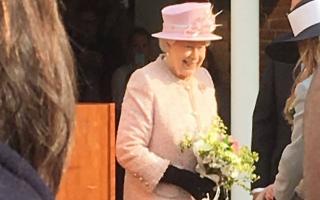 Queen arrives in Newmarket to officially open the The National Heritage Centre for Horseracing & Sporting Art